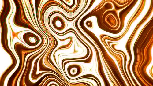 Abstract Fluid Motion Background with Glowing Liquid Lines