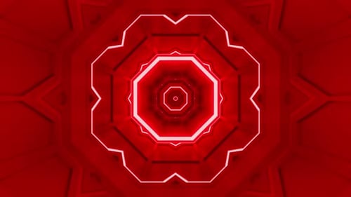 Red Digital Tunnel