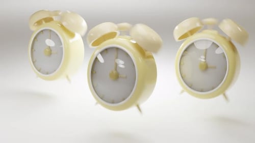 3D Alarm Clock Close-Up