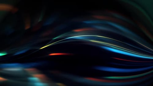 Abstract Fluid Light Trails Background Animation