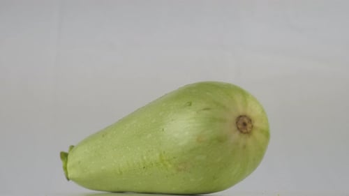 Green zucchini.