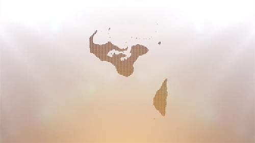 Pixelated Geometric Reveal of Content