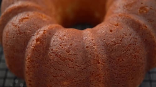 Step By Step Freshly Baked Lemon Bundt Cake in a Bundt Cake Pan