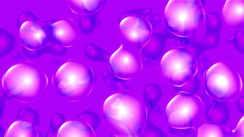Dynamic Liquid Metaballs Seamless Loop Background