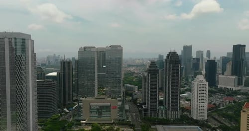 Jakarta is the Capital City of Indonesia at Night