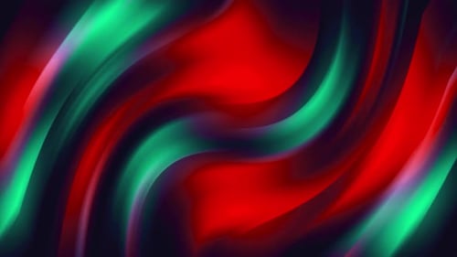 Red and Green Gradient Flowing Abstract Background