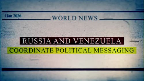 Russia And Venezuela Coordinate Political Messaging Newspaper Headlines