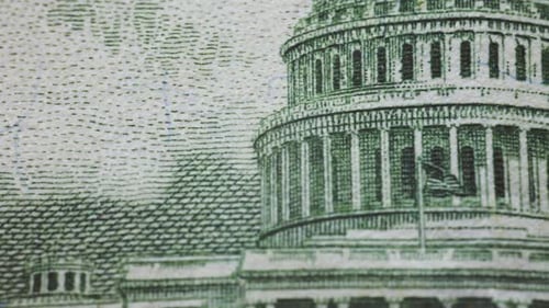 Capitol Building on Fifty Dollar Bill