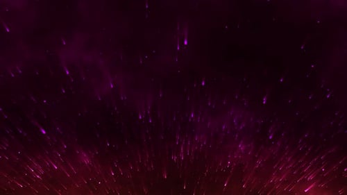 Abstract Purple Light Streaks Rising Upwards Background