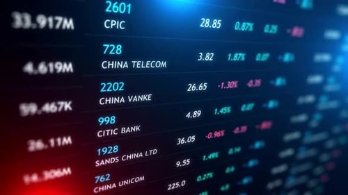 marché boursier, graphique de négociation, investissement, finance