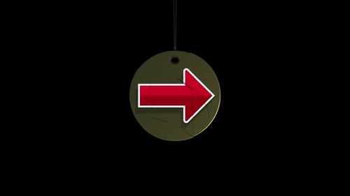 Transparenter Hintergrund mit Pfeil nach rechts