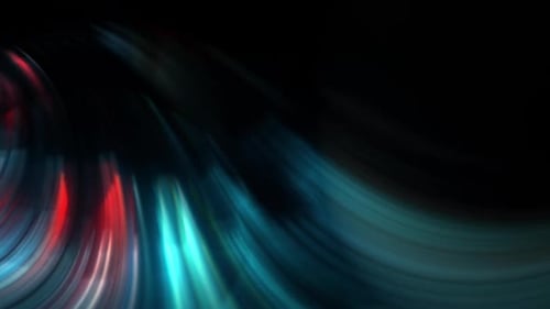 Abstract Fluid Light Trails Flowing Background