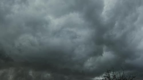 Dark Storm Clouds Moving