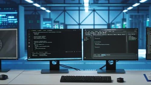 Scripts Running on Desktop PC Monitors Upgrading Servers in Data Center