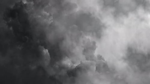 Dark, Ominous Clouds Churning in the Sky