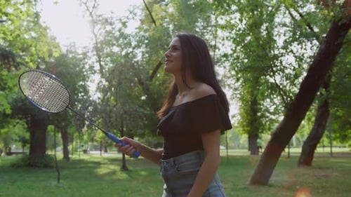 Outdoor Badminton Fun