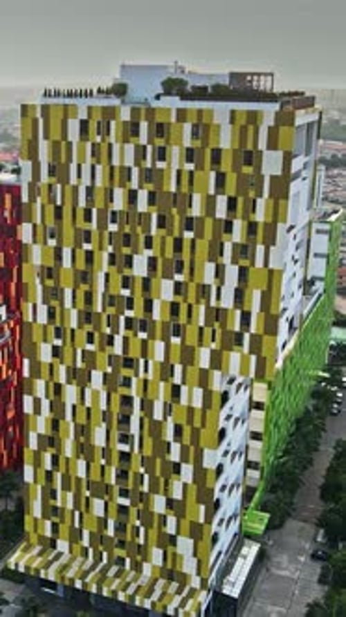 Unique architectural design in Accra showcasing modern urban lifestyle