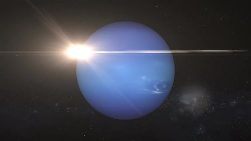 Neptune Planet animated. 2859