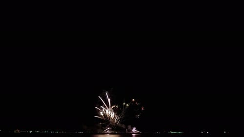Systematic launching of fireworks from low to high altitudes reveals a climax to an extraordinary di