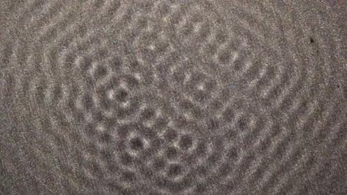 Abstract Water Ripple Forming Cellular Pattern