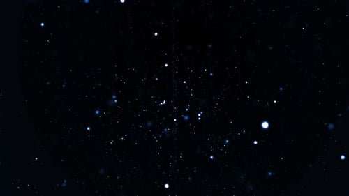 Blue Particles Background Loop