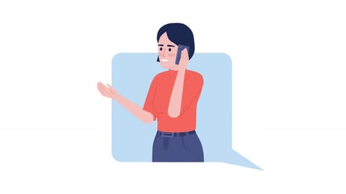 Animated Calling Internet Provider