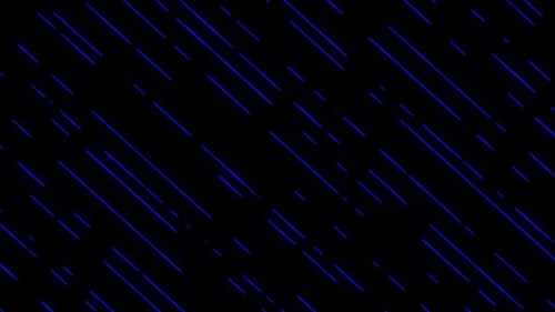 Futuristic Blue Diagonal Lines Loop Background Animation