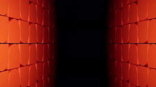 Orange Modern Abstract Pattern Background Loop