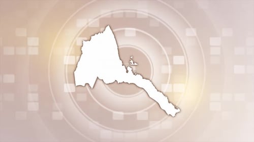 Minimalist Country Map Outline Reveal Animation