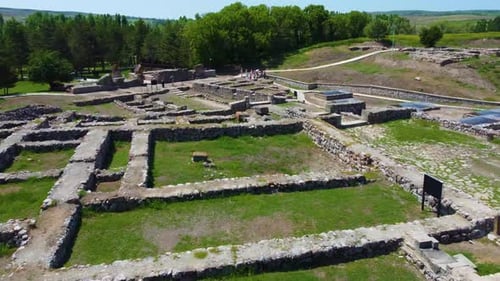 Tourists In An Ancient City