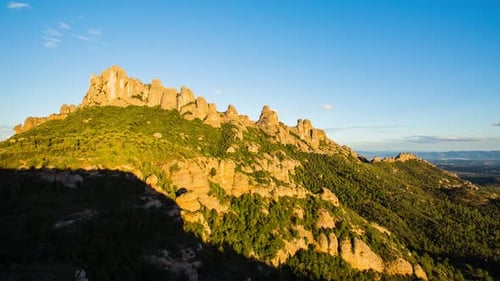 Sunset in Montserrat, Barcelona, Spain
