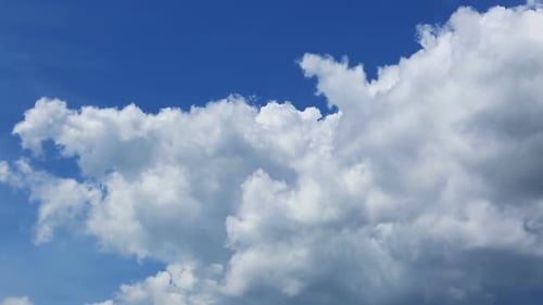 timelapse with beautiful clouds moving