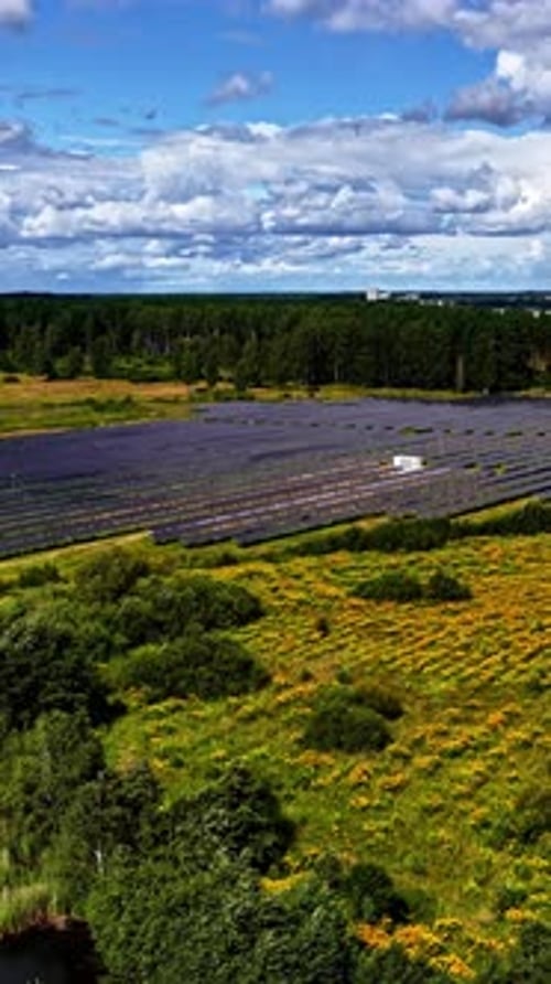 Solar farms.