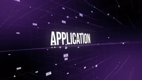 Futuristic Digital Globe Data Network Text Reveal