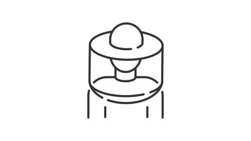 Animated beekeeper suit icon