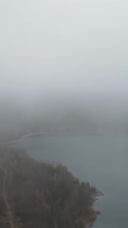 Aerial Foggy Weather