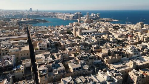 Malta Valletta aerial view Limestone Charm and Mediterranean Luxury