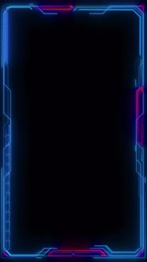 Hologram Virtual Interface display scan display technology Spotlight user interface HUD circle. Hi t