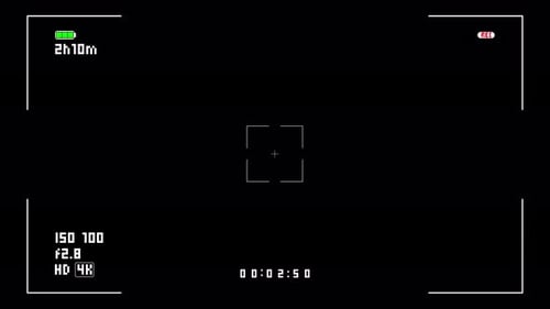 Camera Focus Rec Screen