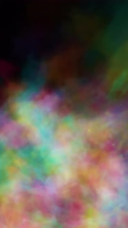 Colorful Rising Wall of Endless Smoke Steam Loop