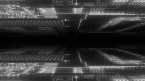 Abstract Digital Lines Circuit Board Background Loop