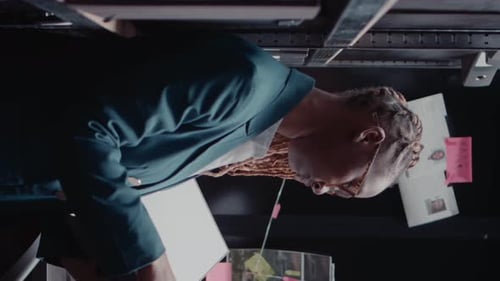 Woman at her desk in office setting