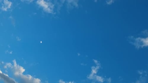 Clear Blue Sky Panorama During Day Time