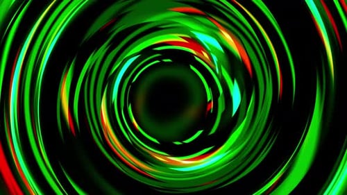 Green circle background