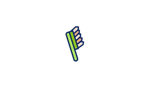 Animiertes Pet Brush-Symbol