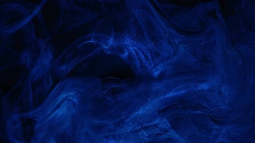 Blue Fluid Art Background