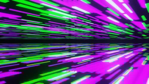 Green and Purple Abstract Background Loop Animation in 1080HD