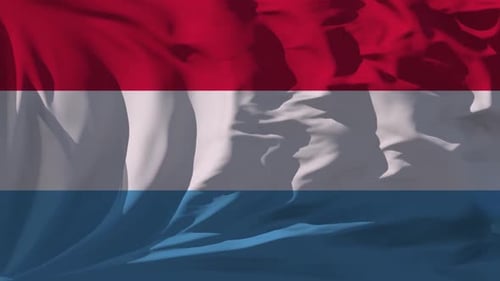 Rundfahrt mit luxemburgischer Flagge