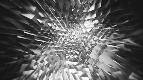 Dynamic Abstract Shards Exploding Motion Background