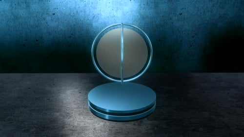 Boule de lampe 3D dans l'espace